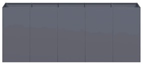 vidaXL növénytartó antracitszürke 200x40x80 cm hidegen hengerelt acél