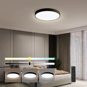 Brilagi-LED Dimmelhető lámpatest POOL SMART LED/48W/230V 40 cm Wi-Fi Tuya+távirányító fekete