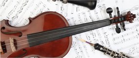 Kép - Hangszerek (120x50 cm)