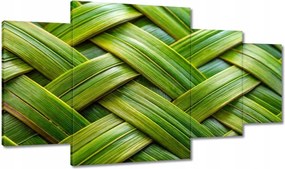 Vászonkép 160x90 Zöld fonott Zöld rattan fonott lemez