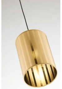 Jupiter 2090 - Kábeles csillár CORTINA 1xE27/15W/230V arany/fekete