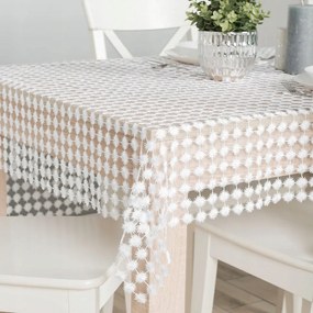 Mg guipure Abrosz Lumina 07 Világos szürke ezüst 140x240cm