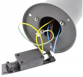 Lámpa Kerti lámpatest CORTA-P 80, E27, MAX.25W, IP44, AC220-240V, 50-60Hz, plug max. 3000W, rúd, grafit