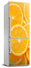 Hűtőre ragasztható matrica Narancs szeletek FridgeStick-70x190-f-82046808