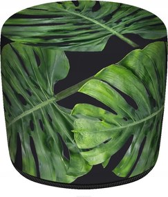 Kényelmes puff granulátummal töltött ülőfelület 36GR Galapagos Night 36x36cm