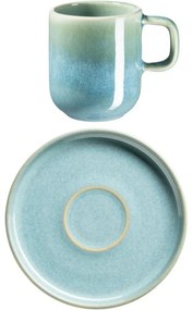 Mäser Espressócsésze-készlet alátétekkel CordeliaAtacama Green, 6+6 db