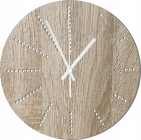 Falióra Fa Dekoratív Time Flies 45 cm