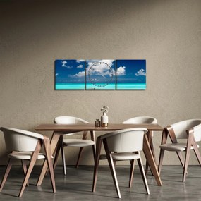 Tenger képe (órával) (90x30 cm)