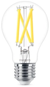 Philips A60 E27 filament LED körte fényforrás, dimmelhető, 7.2W=75W, 2200-2700K, 1055 lm, 220-240V
