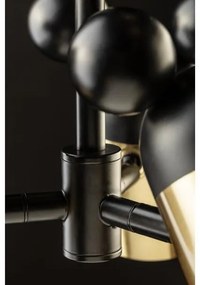 Lámpa Mennyezeti lámpatest MOUSE II, 0598, max.250V, 50/60Hz, 3*E27, max.25 W, IP20, átmérő 30 cm, arany/fekete