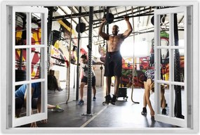 Poszterek 120x80 Edzőterem Edzés Teljesítmény