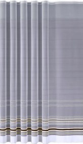 Mg Függöny 622/392 Fehér 380x160cm Kész Szalaggal K