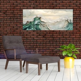 Kép - 3D tengeri absztrakció (120x50 cm)