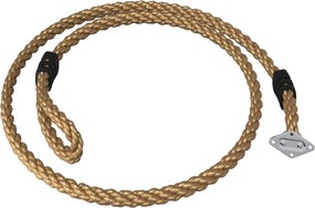 vidaXL Mászó kötél Barna Ø25 x 305 mm Nylon