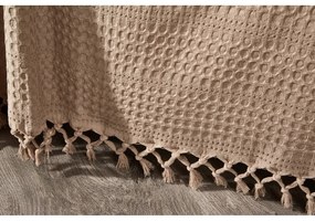 Barna pamut ágytakaró franciaágyra 220x240 cm Lotus – Mijolnir