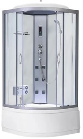 Mila hidromasszázs zuhanykabin fehér 90x90x215 cm