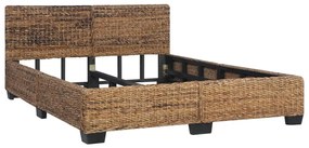 természetes rattan ágykeret 140 x 200 cm