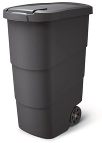 Kerti konténer strapabíró kerekekkel, 90 l, antracit