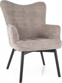 Carmen Raven fotel sötétbézs
