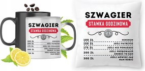 Sógornak Varázsbögre Nyomott mintás párna szett