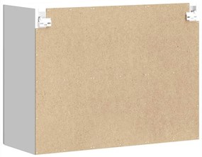 Konyhai fali szekrény üvegajtóval Lucca beton szürke műfa