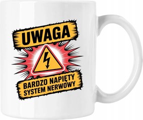 Bögre nagyon feszes idegrendszer fehér 330ml