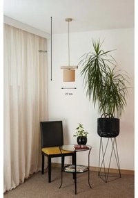 Brilagi - Csillár zsinóron FOREST 1xE27/15W/230V fenyő/barna