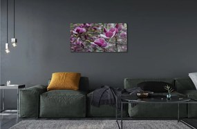Üvegképek lila magnólia 125x50 cm