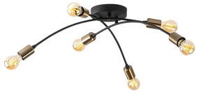 Fekete mennyezeti lámpa 67x67 cm Banana – Opviq lights