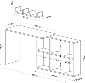 Blake Oak íróasztal