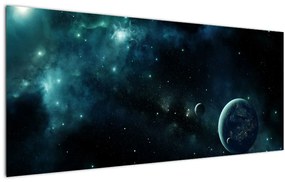 Kép - Élet az űrben (120x50 cm)