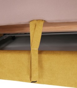 Sarokülőgarnitúra, mustár, balos, FABIA