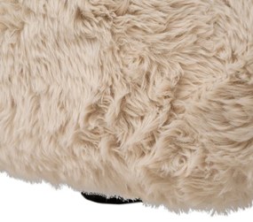 Bézs kanapé 185 cm Teddy – Ixia