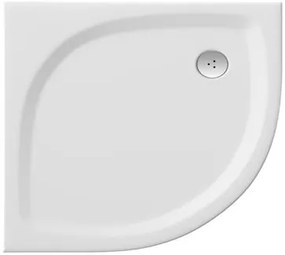 Ravak Elipso 90x90 cm-es alacsony zuhanytálca öntött márványból xa237711010 EL90PROFLAT0