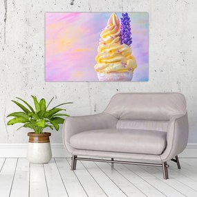 Kép - Levendulás fagylalt (90x60 cm)