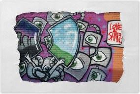 Poszterek 120x80 Graffitti Falfestmény