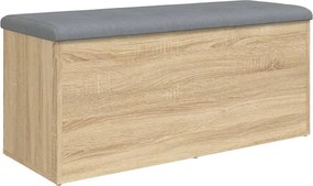 vidaXL sonoma tölgyfa tárolópad 102 x 42 x 45 cm rétegelt fa