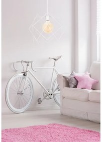 Csillár zsinóron GALL 1xE27/60W/230V fehér