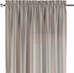 Csatornafüggöny frufruval 1 db 140x260cm bézs