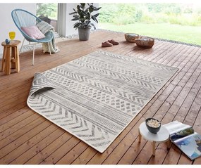 Biri szürke-krémszínű kültéri szőnyeg, 80 x 150 cm - NORTHRUGS
