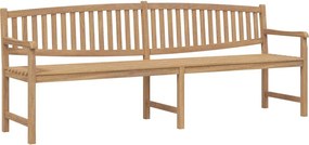 vidaXL tömör tíkfa kerti pad 228 x 59,5 x 90 cm