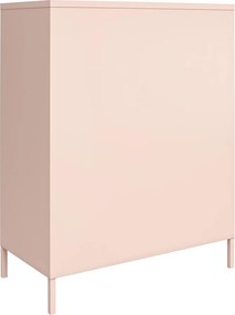 Rózsaszín fém szekrény 40x102x80 cm Mission District – Støraa