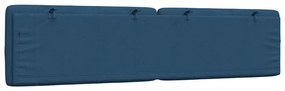 kék szövet fejtámla párna 200 cm