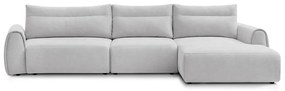 Világosszürke sarokkanapé Aden – Bobochic Paris