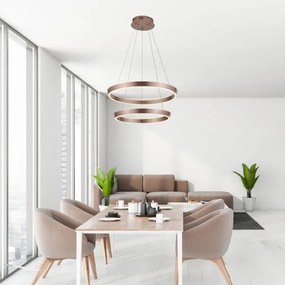 Rabalux 72403 - NEVIRA LED dimmelhető, kábellel függesztett függőlámpa LED/45W/230V 3000-6500K+távirányító