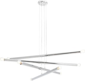 ALDEX 1072P4 TUBO Modern Led Függesztett Lámpa Króm E14 IP20