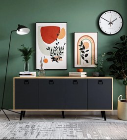 Mirza Modern 180 - Sapphire Oak, Anthracite