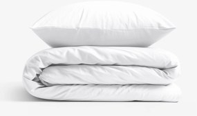 Goldea pamut ágyneműhuzat garnitúra - fehér 140 x 200 és 70 x 90 cm