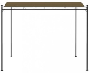 tópszínű napellenző 3 x 2,4 m 180 g/m²