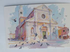 Grafika Keret Olaszország Velence 1